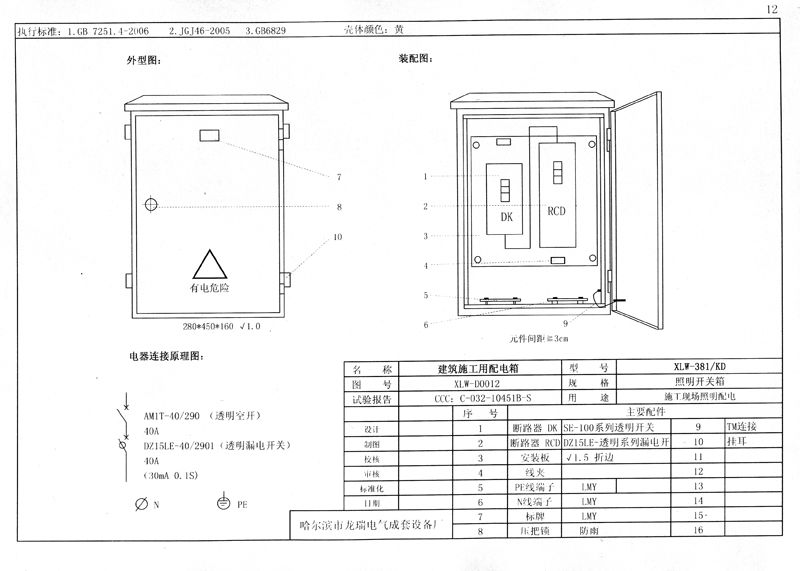 從變壓器到配電箱！臨時電源線連接和配電箱配置標準圖！